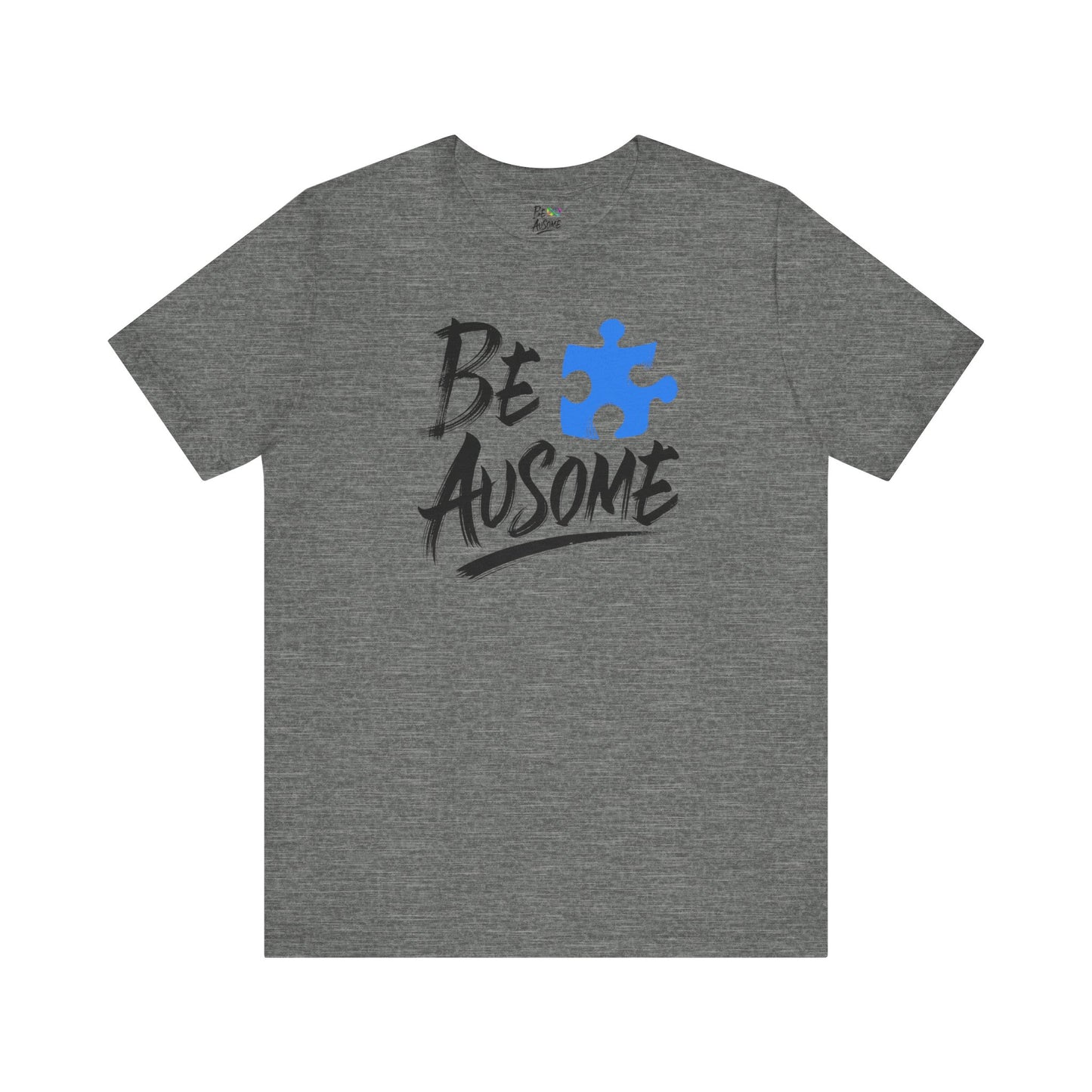 Puzzle Piece Be Ausome Short Sleeve Tee