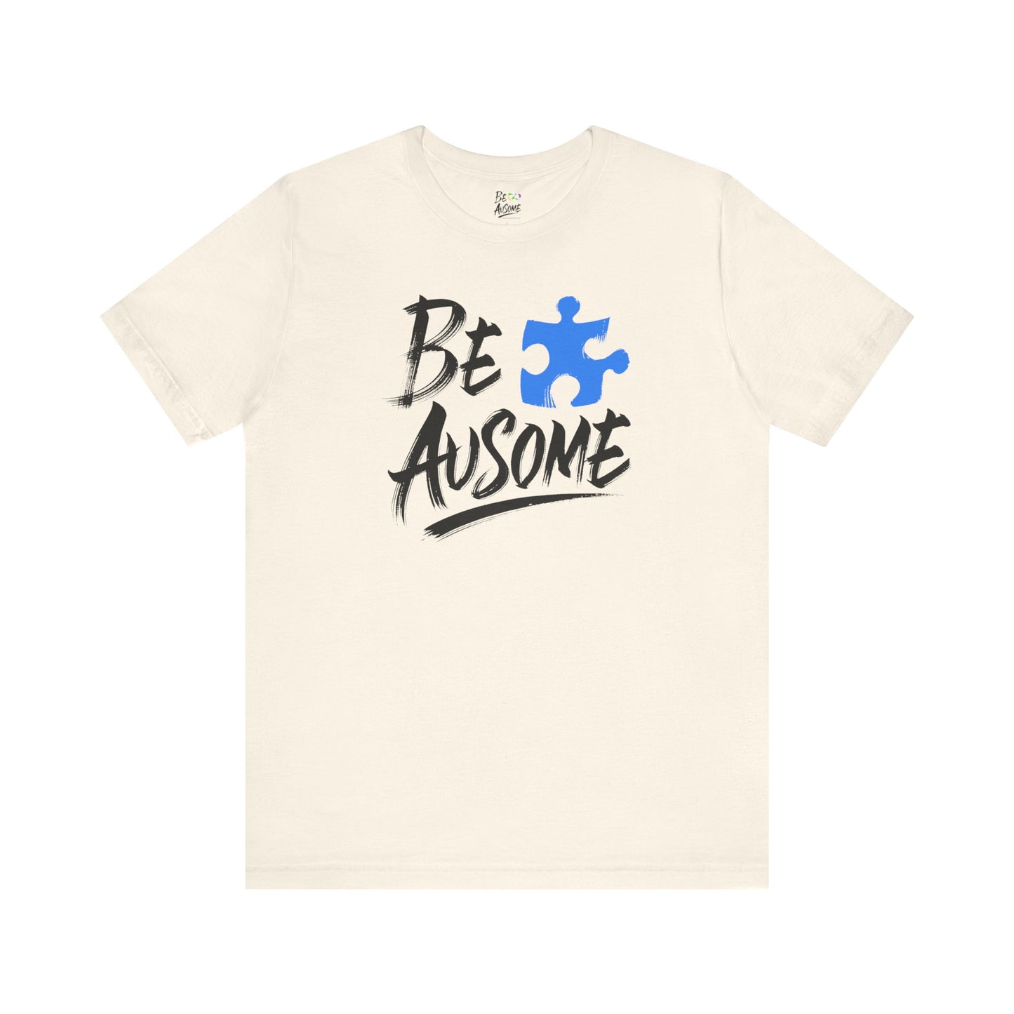 Puzzle Piece Be Ausome Short Sleeve Tee