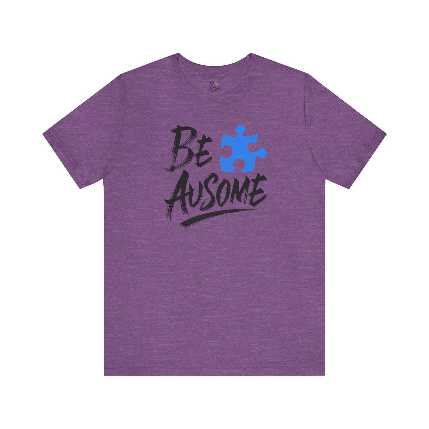 Puzzle Piece Be Ausome Short Sleeve Tee
