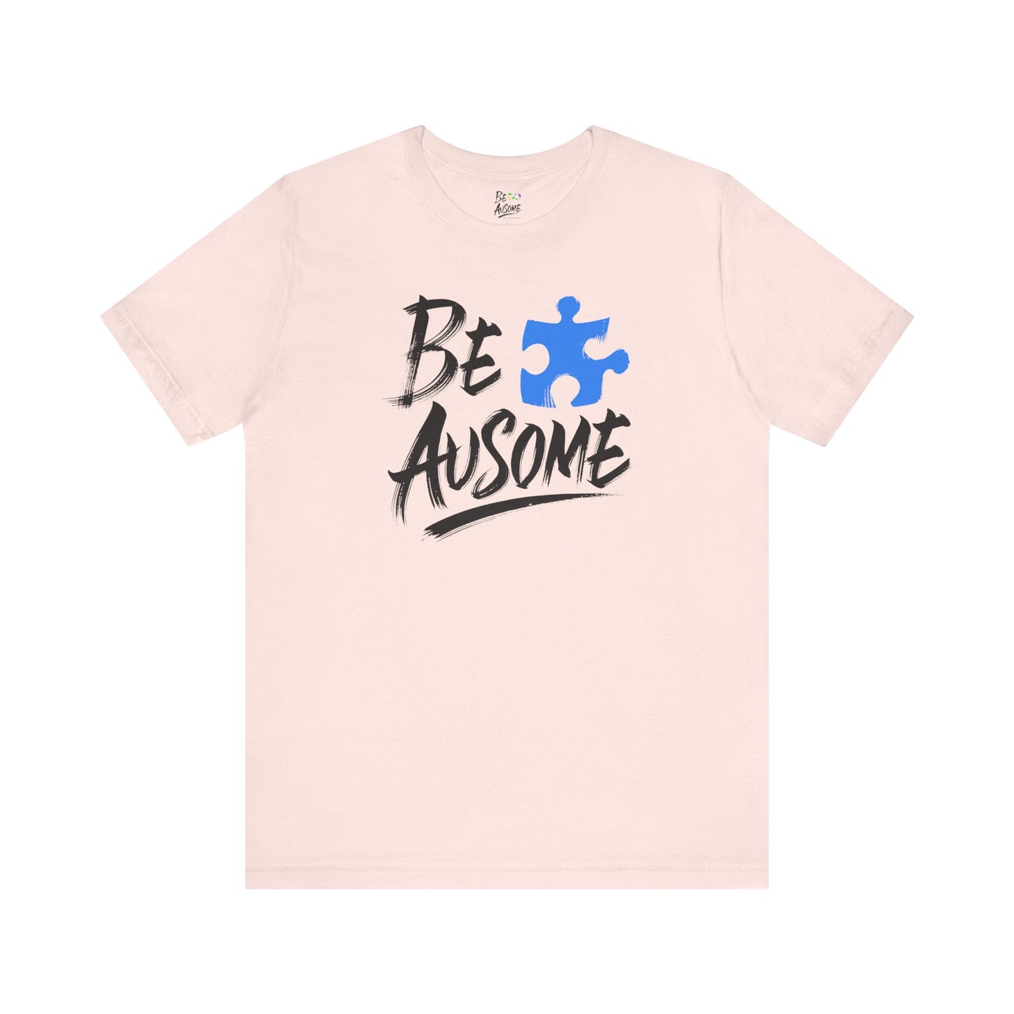 Puzzle Piece Be Ausome Short Sleeve Tee