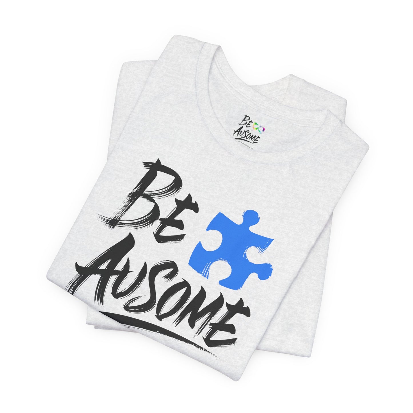 Puzzle Piece Be Ausome Short Sleeve Tee