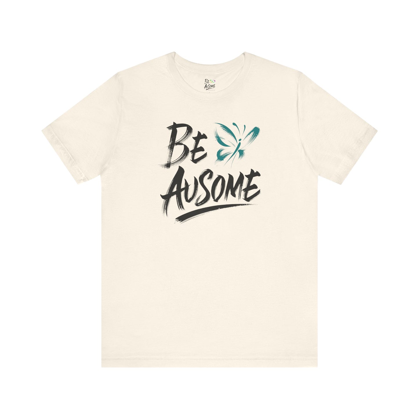 Butterfly Be Ausome Autism Awareness Short Sleeve T-Shirt