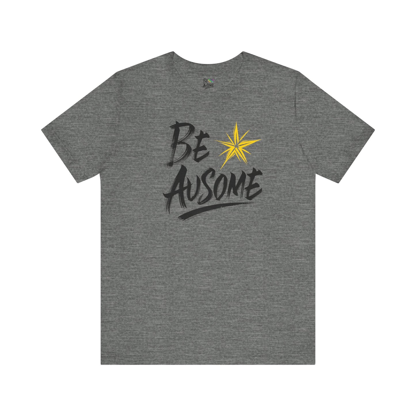Star Be Ausome Autism Awareness Short Sleeve Tee