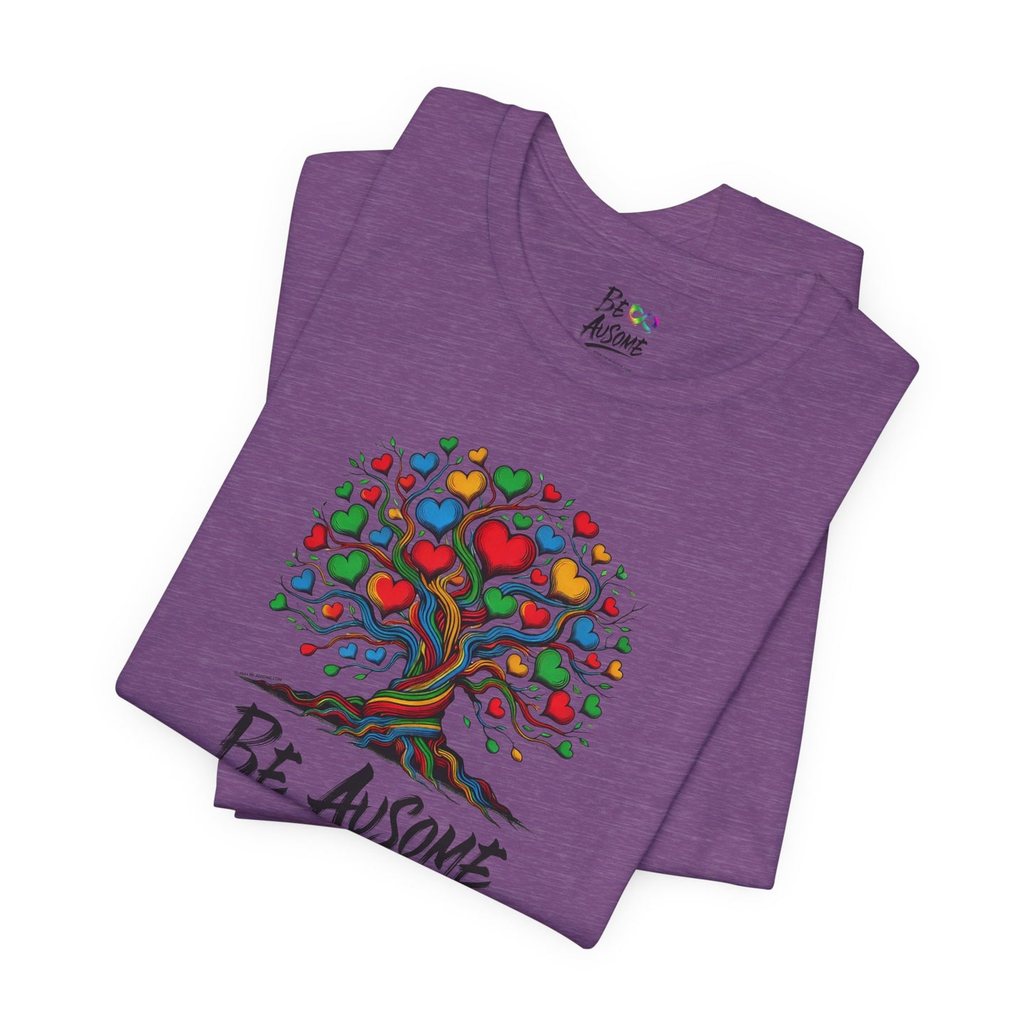 Tree of Hearts Be Ausome Short Sleeve Tee