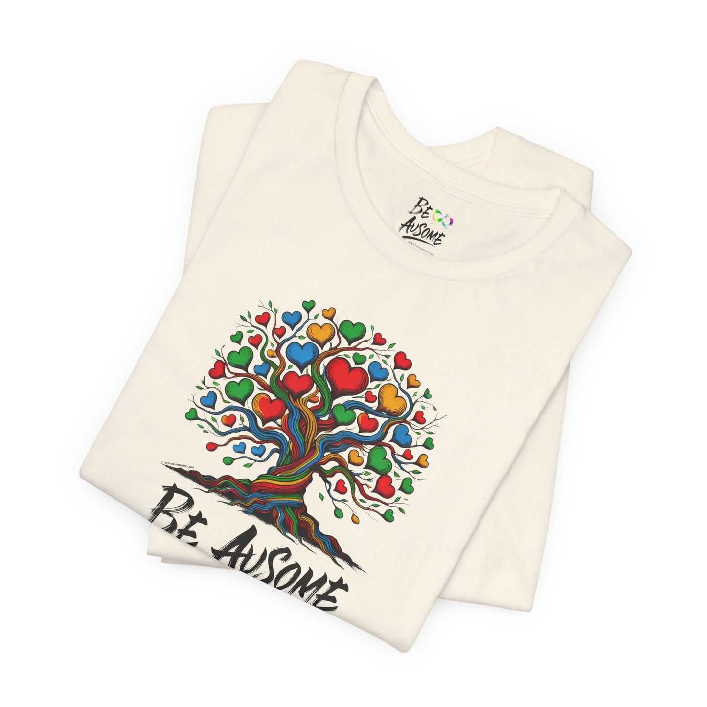 Tree of Hearts Be Ausome Short Sleeve Tee