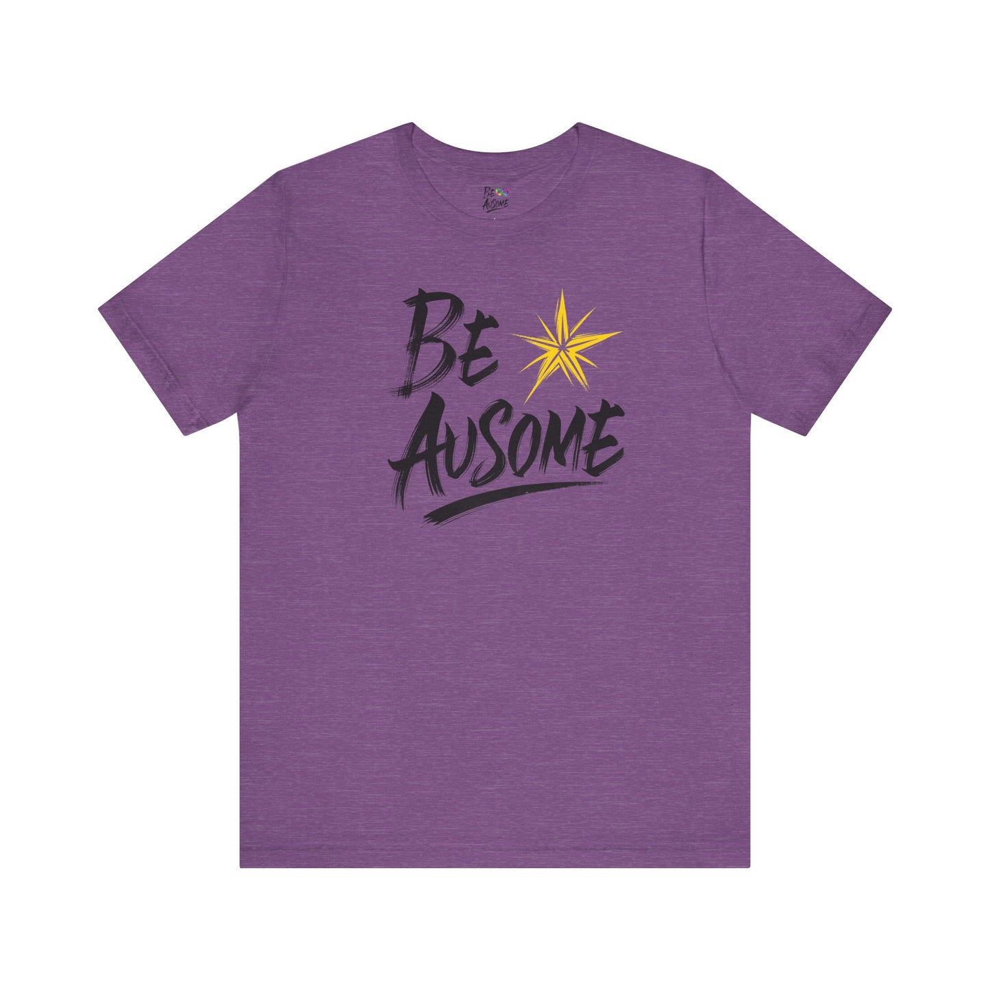 Star Be Ausome Autism Awareness Short Sleeve Tee