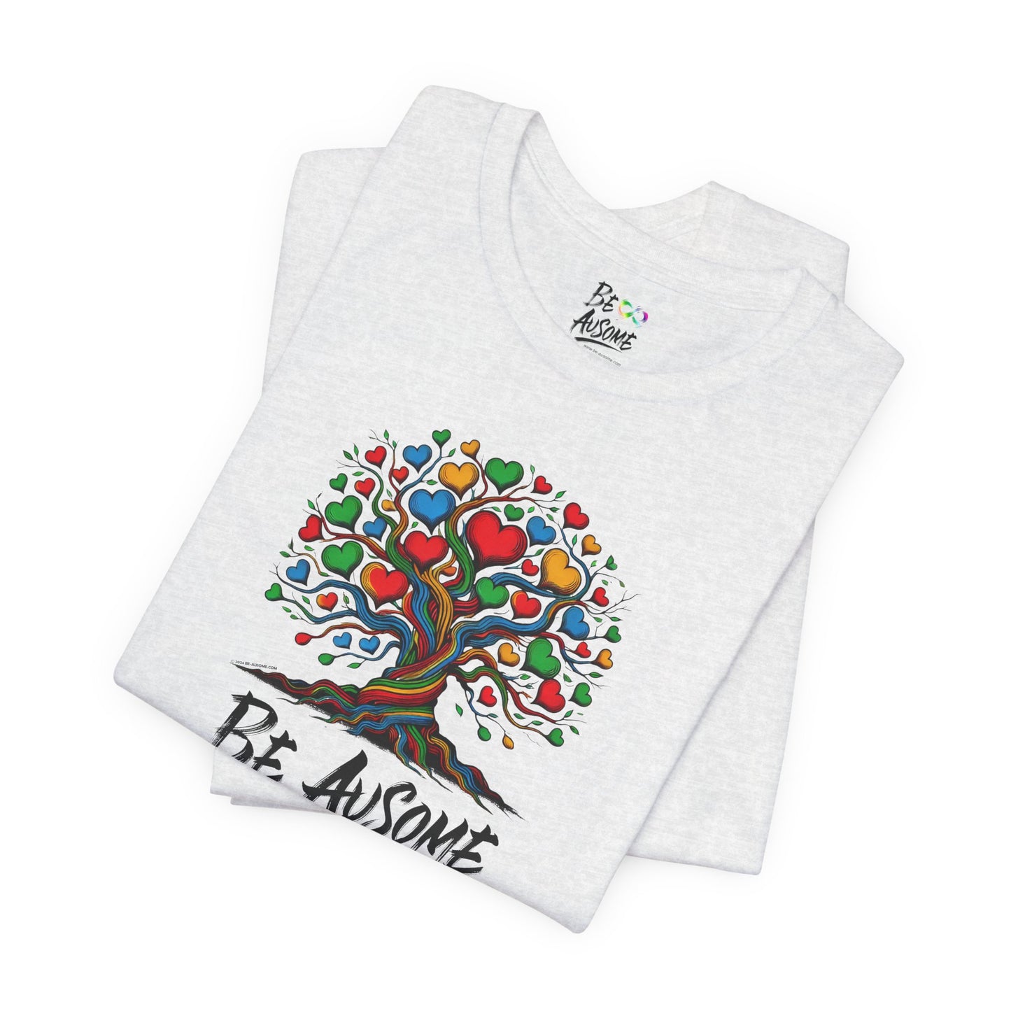 Tree of Hearts Be Ausome Short Sleeve Tee
