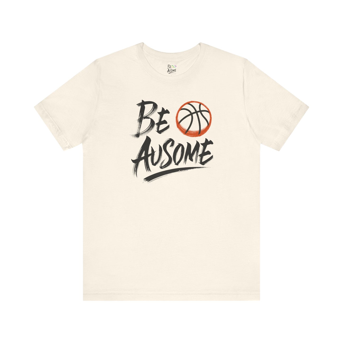Basketball Be Ausome Autism Awareness Short Sleeve Tee