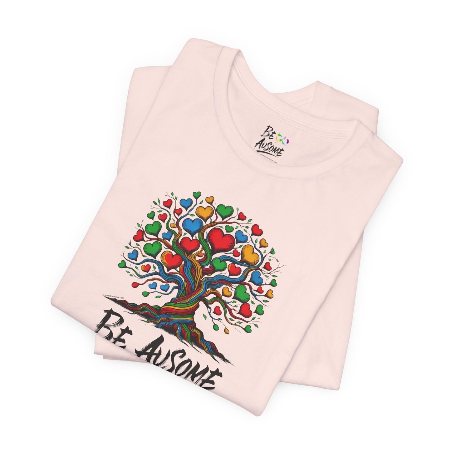 Tree of Hearts Be Ausome Short Sleeve Tee