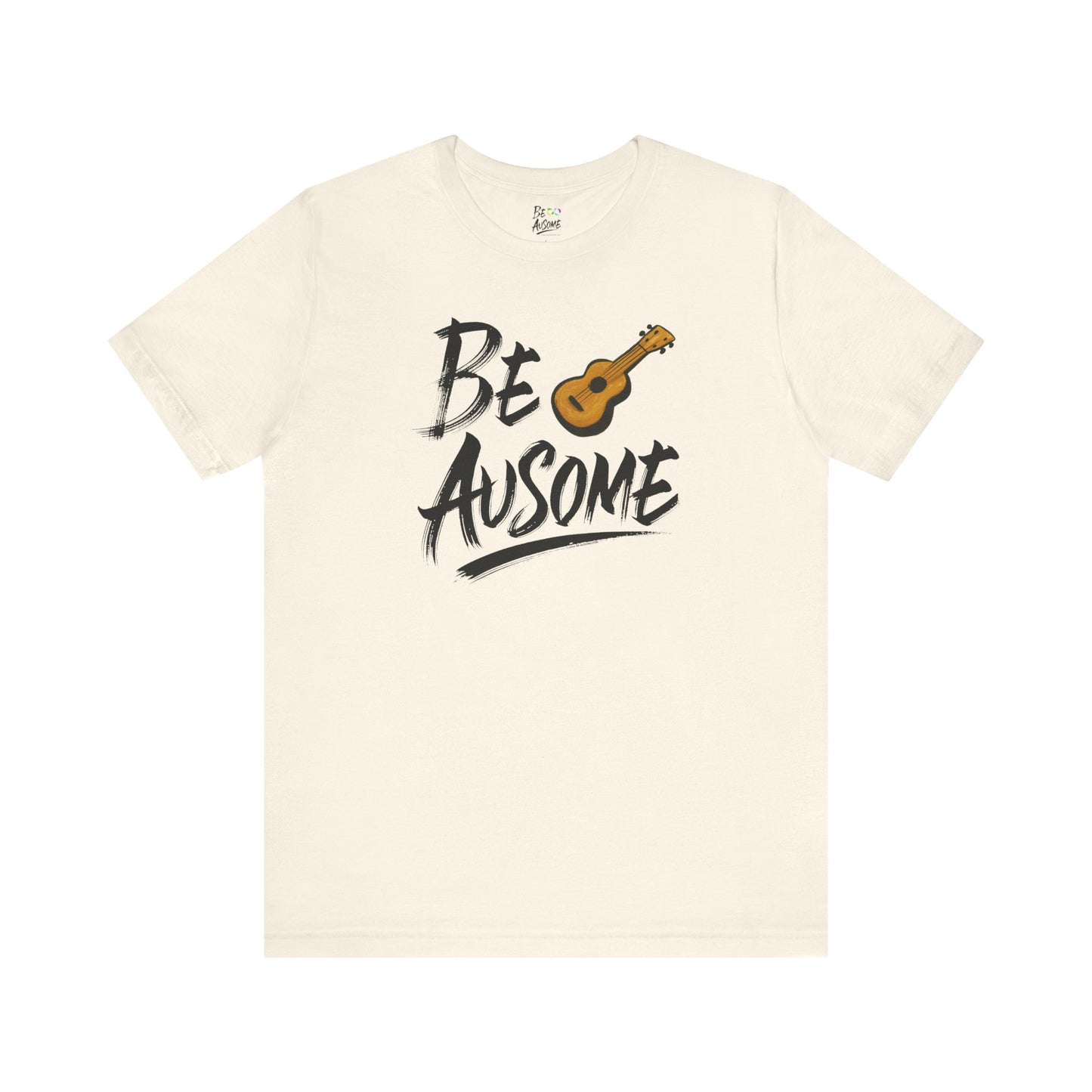 Ukulele Be Ausome Autism Awareness Short Sleeve Tee